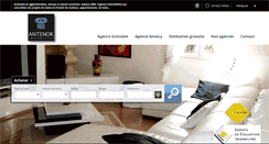 Desktop Screenshot of antenor-immobilier.com