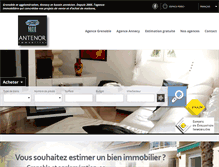 Tablet Screenshot of antenor-immobilier.com
